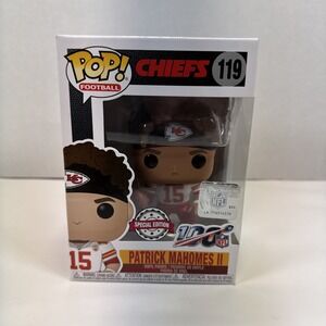 Funko Pop! Vinyl Patrick Mahomes II #119 Fanatics Exclusive w/ Protector